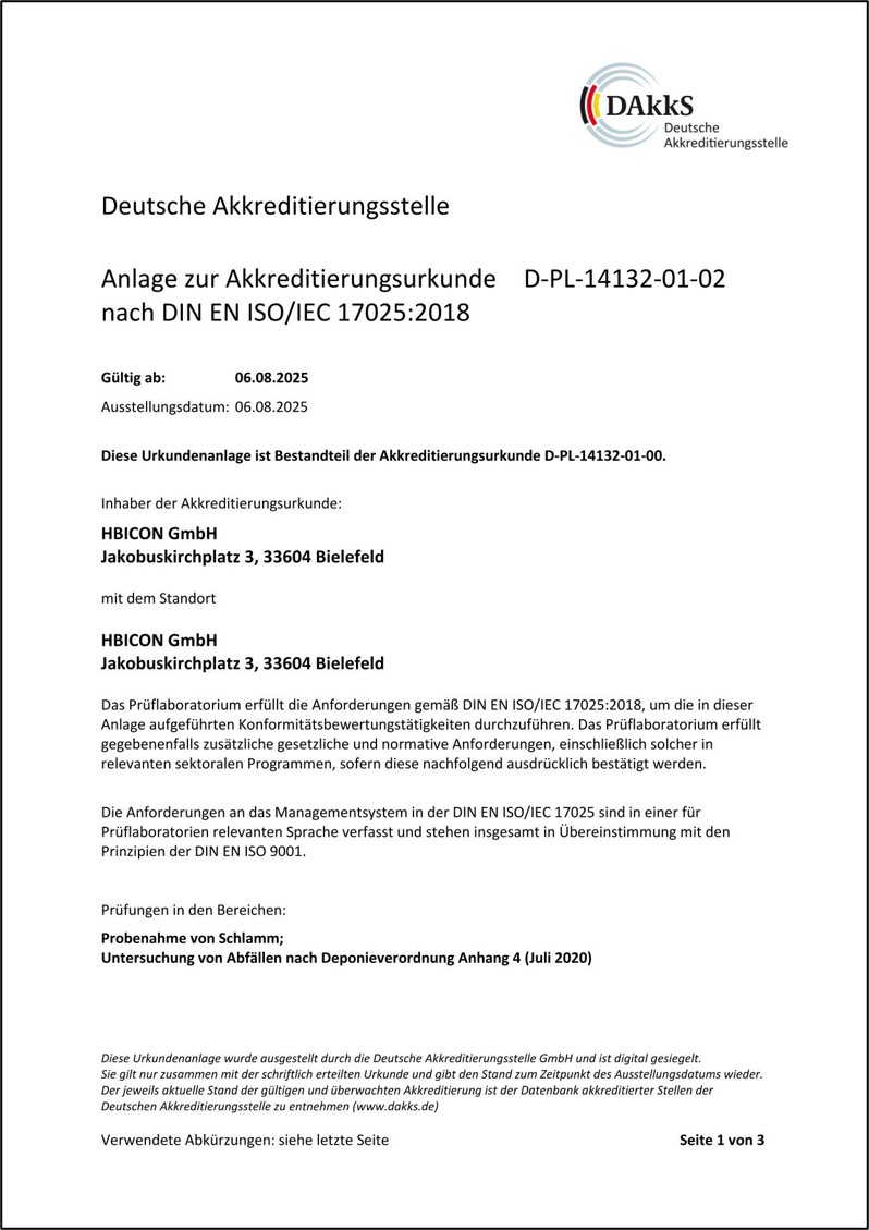 Akkreditierungsurkunde