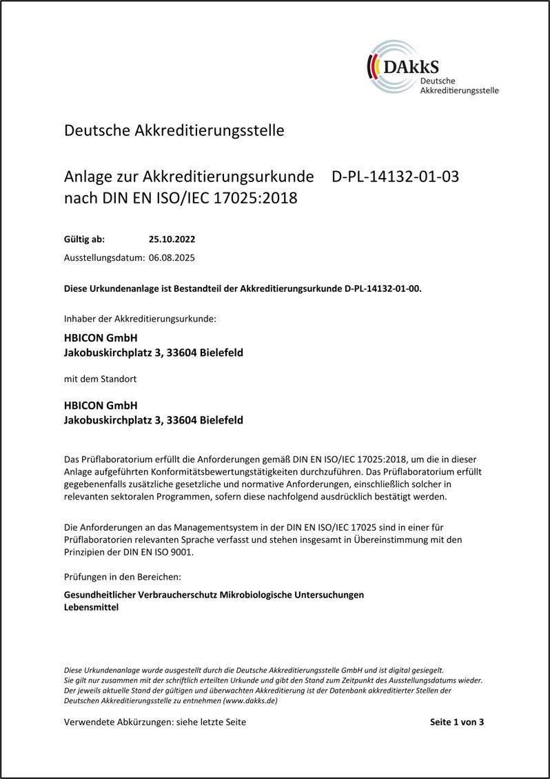 Akkreditierungsurkunde